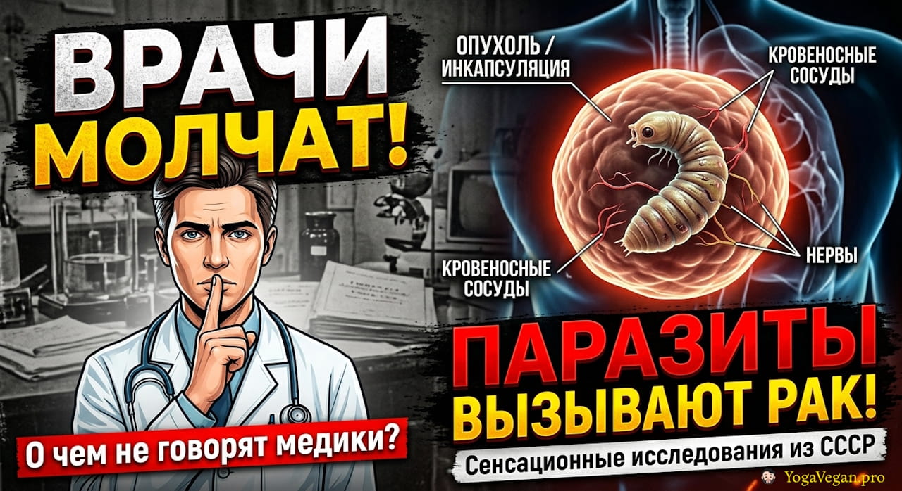 🎬 Врачи молчат: паразиты вызывают рак