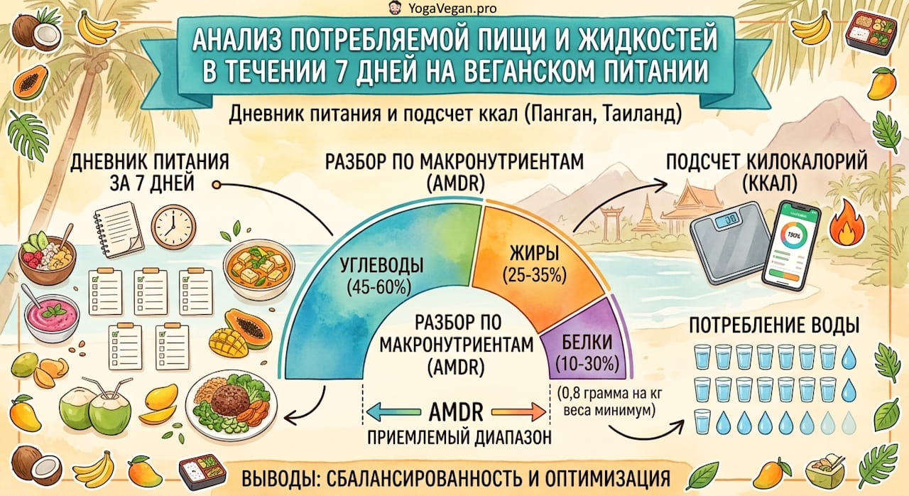 🍽️ Дневник растительного питания за 7 дней