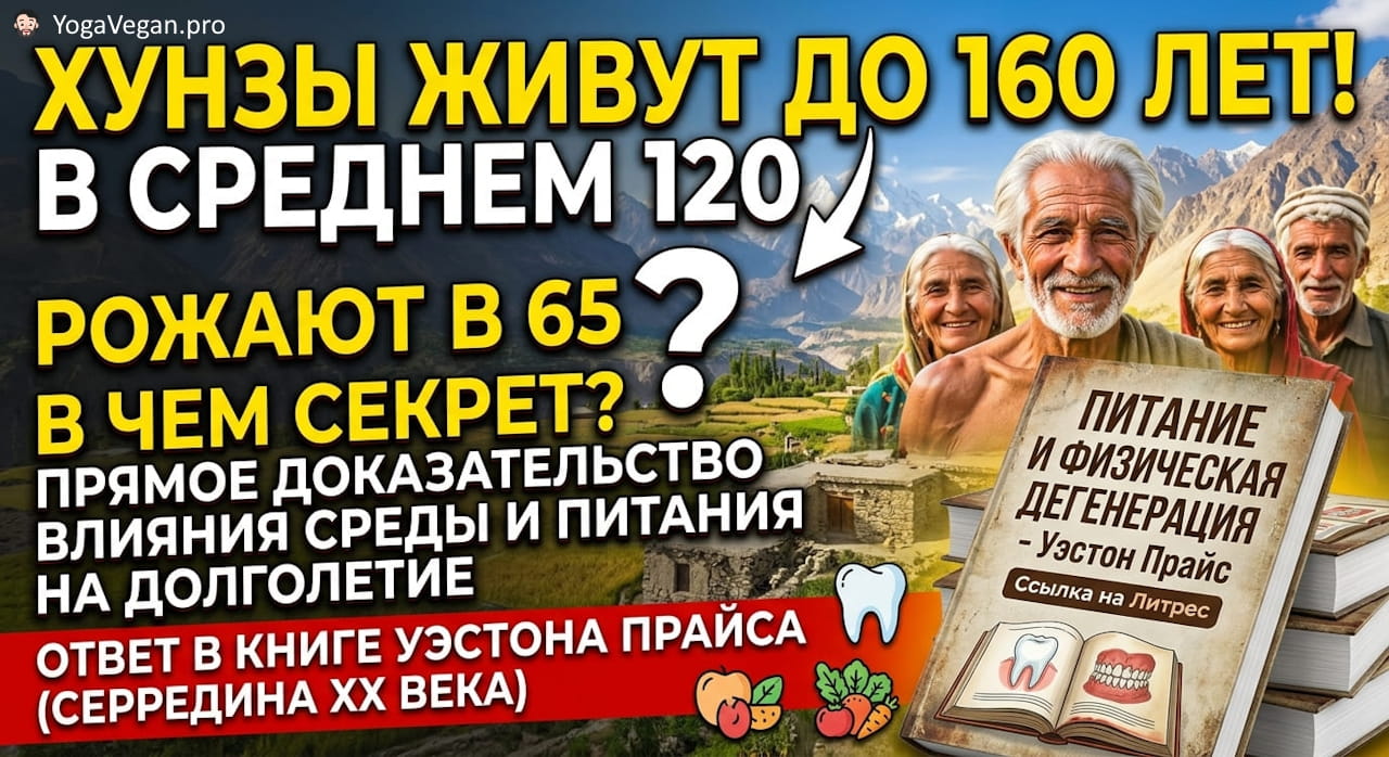 🎬 Хунзы живут до 160 лет, в среднем 120, рожают в 65. В чем секрет?