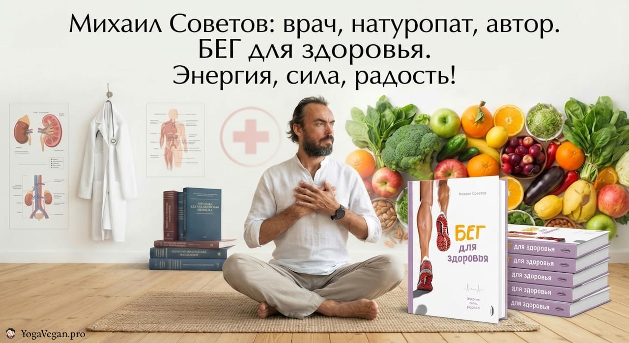 📚 «Бег для здоровья. Энергия, сила, радость!» - Михаил Советов