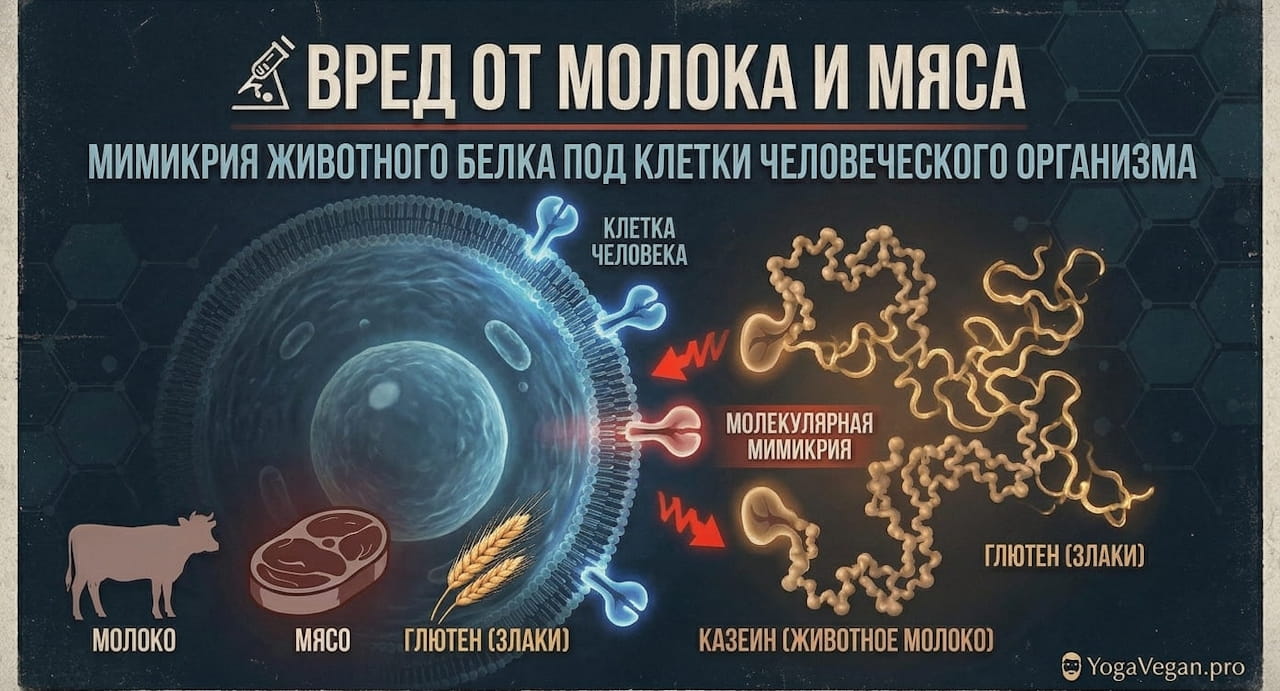 🥩 Мимикрия животного белка под клетки человеческого организма