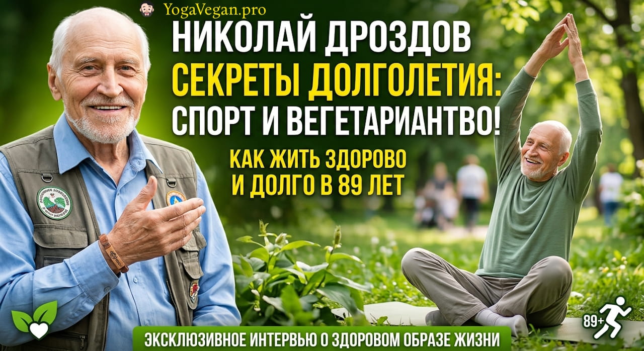 🎬 Николай Дроздов о спорте и вегетарианстве
