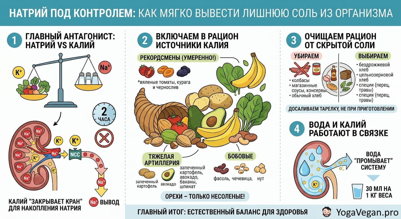 🧂 Натрий под контролем: вывести лишнюю соль
