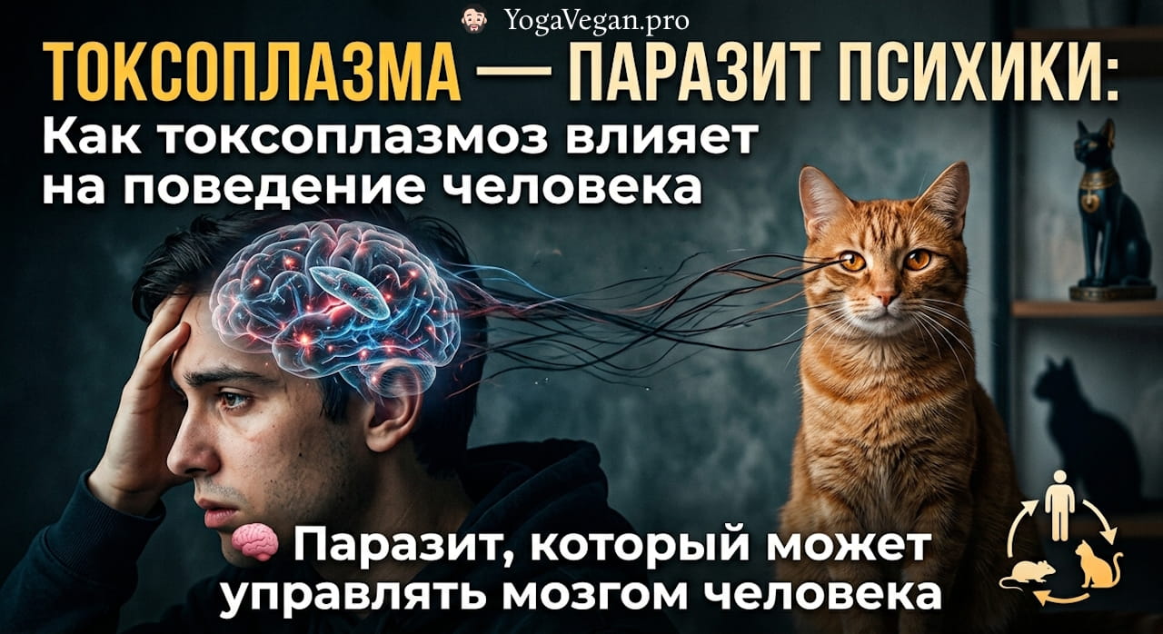 🎬 Токсоплазма — паразит психики: как токсоплазмоз влияет на поведение человека 🧠